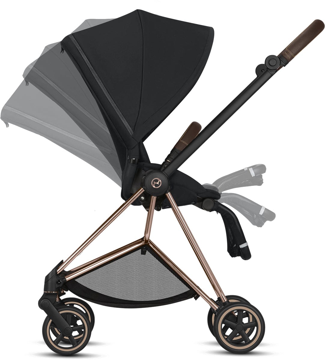 Cybex Mios 2 Complete Stroller - Rose Gold/True Red - 519003375