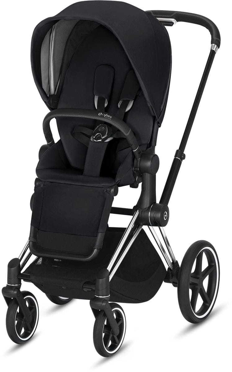 Cybex Priam 3 Complete Stroller - Chrome/Black/Premium Black - 519003529-C
