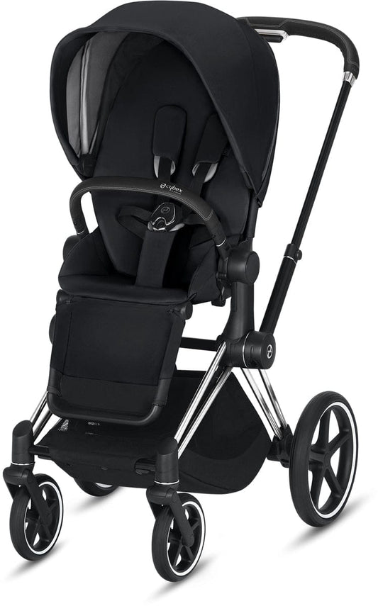 Cybex Priam 3 Complete Stroller - Chrome/Black/Premium Black - 519003529-C