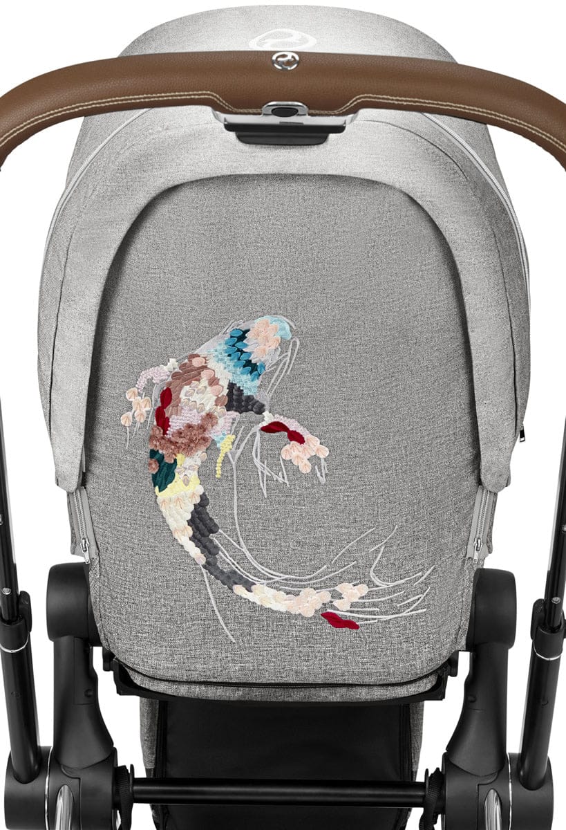 Cybex Priam 3 Complete Stroller - Koi/Chrome/Brown - 519003681-519003259