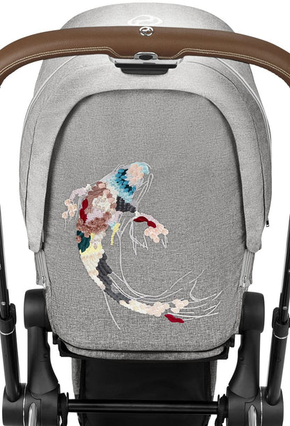 Cybex Priam 3 Complete Stroller - Koi/Chrome/Brown - 519003681-519003259