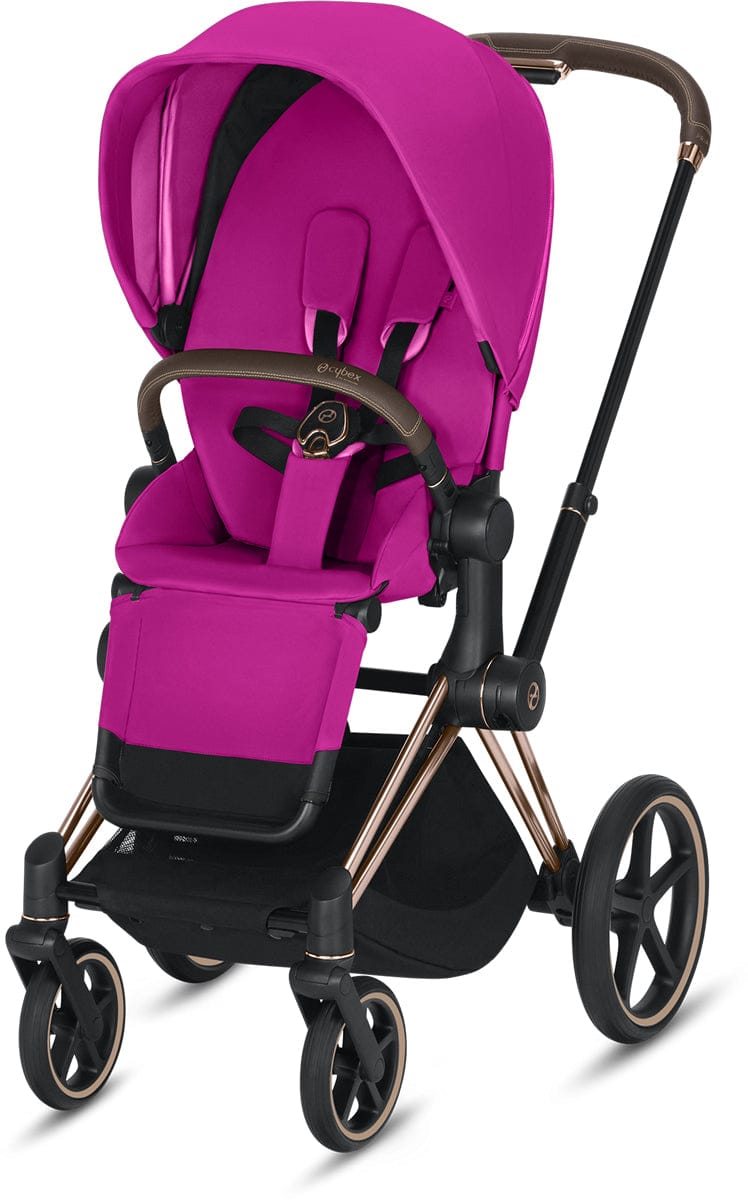 Cybex Priam 3 Complete Stroller - Rose Gold/Fancy Pink - 519003735-C