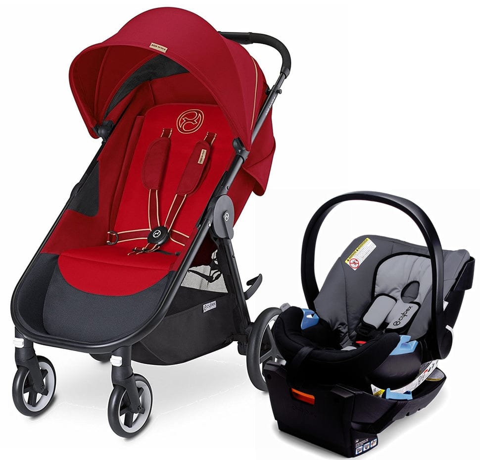Cybex Agis M-Air4 & Aton Travel System - Hot & Spicy/Cobblestone - 515211018-514104043