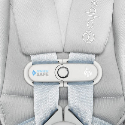 Cybex Aton 2 SensorSafe Lightweight Infant Car Seat with Load Leg - Denim Blue - 519003601