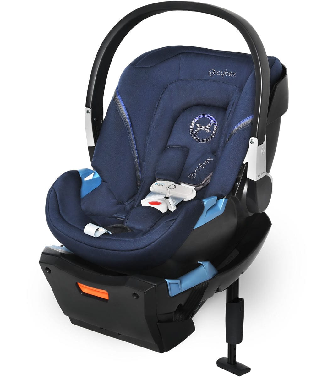 Cybex Aton 2 SensorSafe Lightweight Infant Car Seat with Load Leg - Denim Blue - 519003601