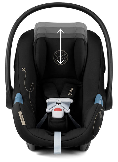 Cybex Aton G SensorSafe Infant Car Seat - Moon Black - 522005653