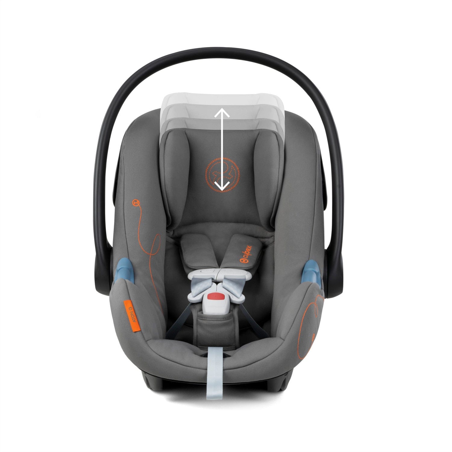 Cybex Aton G Swivel SensorSafe Rotating Infant Car Seat - Lava Grey - 522005669
