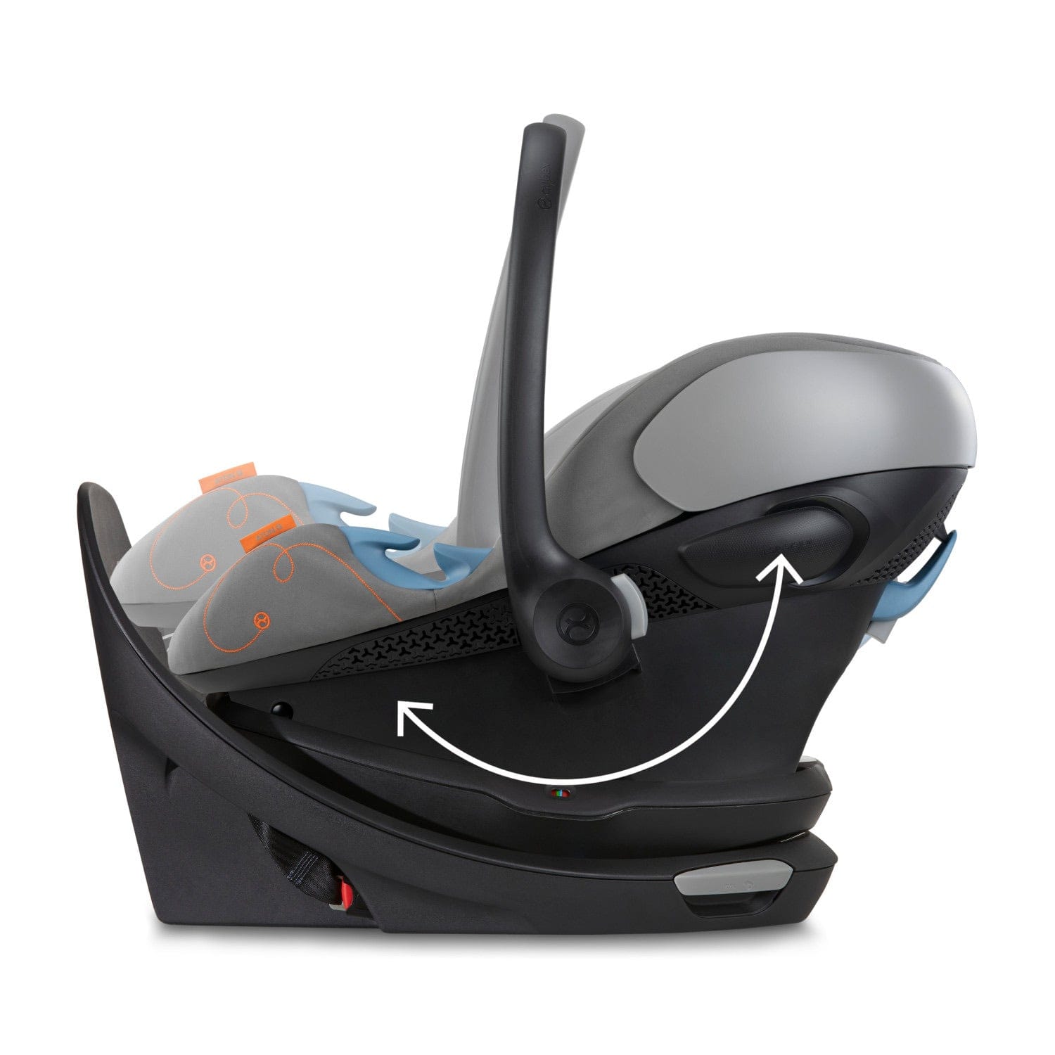 Cybex Aton G Swivel SensorSafe Rotating Infant Car Seat - Lava Grey - 522005669