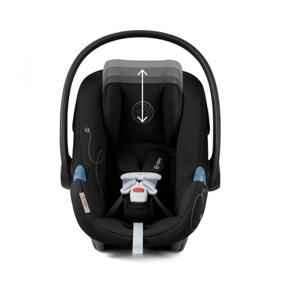 Cybex Aton G Swivel SensorSafe Rotating Infant Car Seat - Moon Black - 522005667