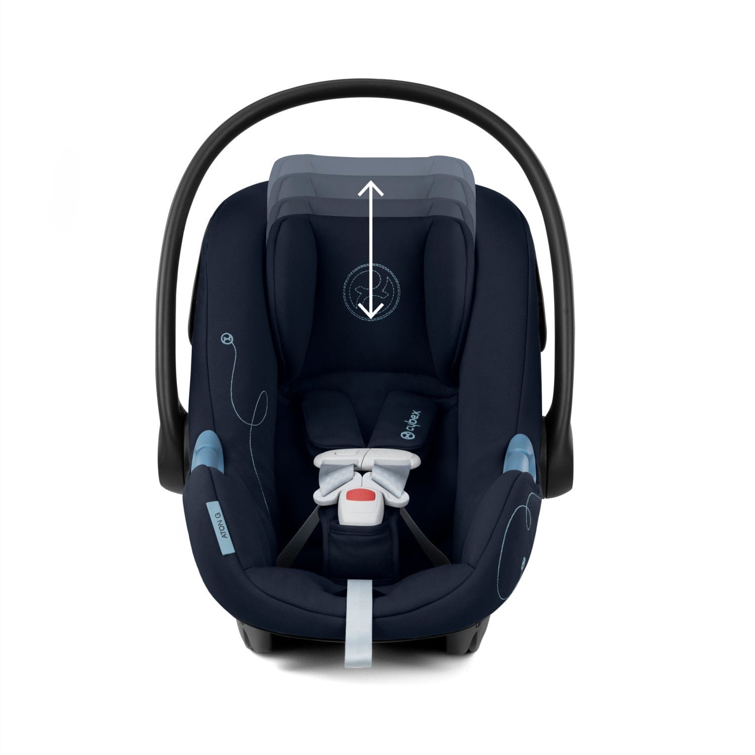 Cybex Aton G Swivel SensorSafe Rotating Infant Car Seat - Ocean Blue - 522005661