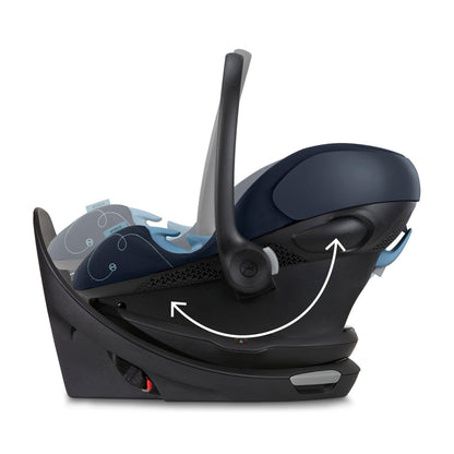 Cybex Aton G Swivel SensorSafe Rotating Infant Car Seat - Ocean Blue - 522005661