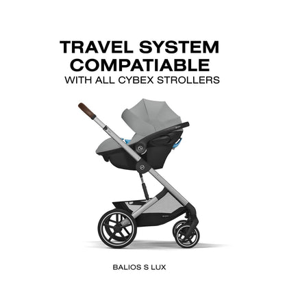 Cybex Aton G2 Swivel Infant Car Seat with Load Leg Base - Stone Grey - 524002353