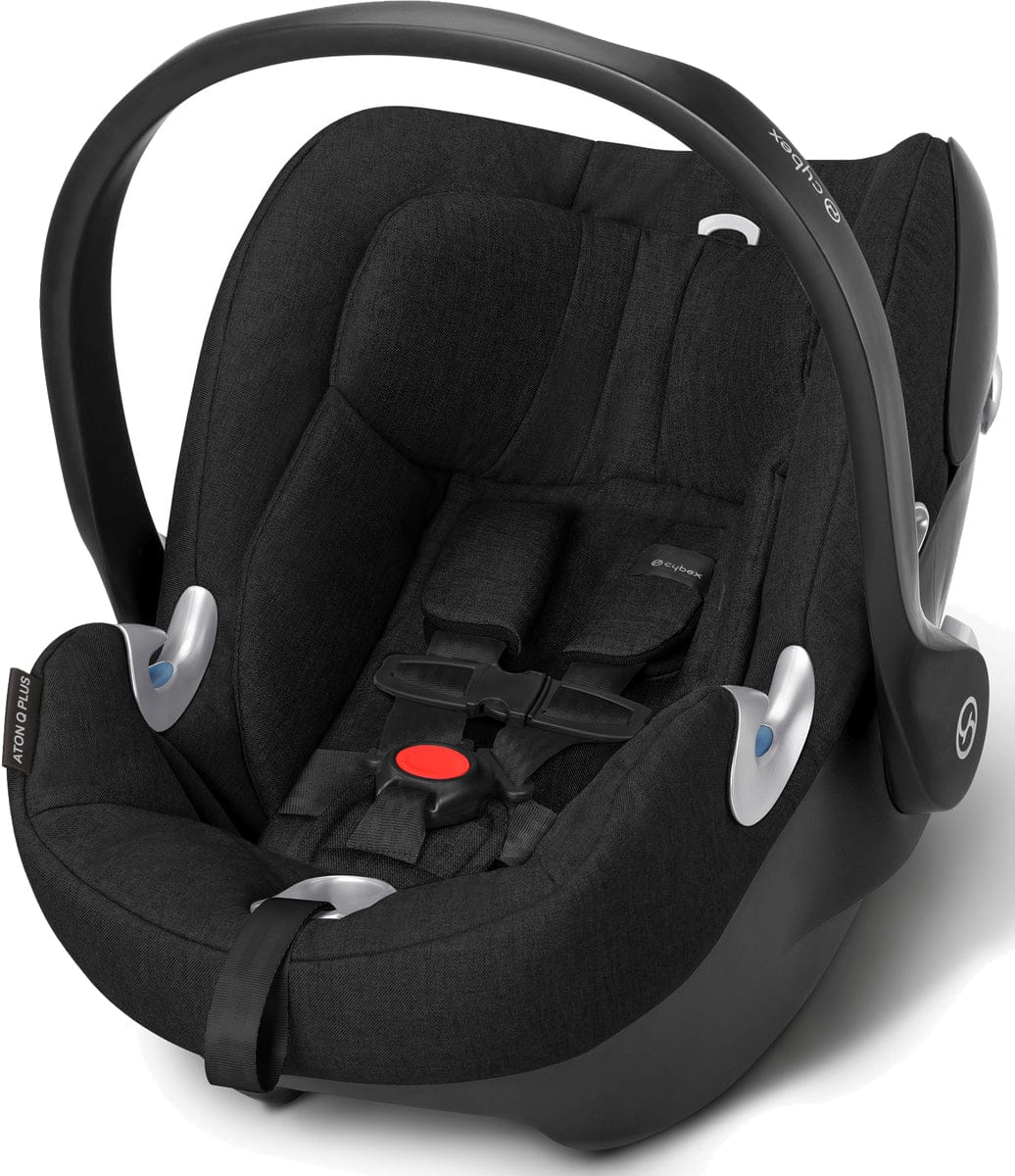 Cybex Aton Q Plus Infant Car Seat - Black Beauty - 515104292