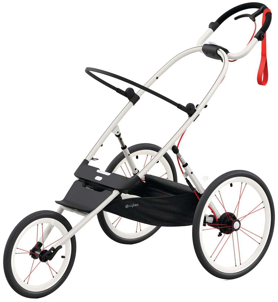 cybex jogger Cybex AVI Jogging Stroller Frame Black/Pink