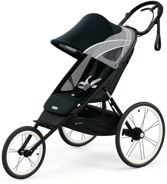 Cybex AVI Jogging Stroller (One Box) - All Black - 520004163