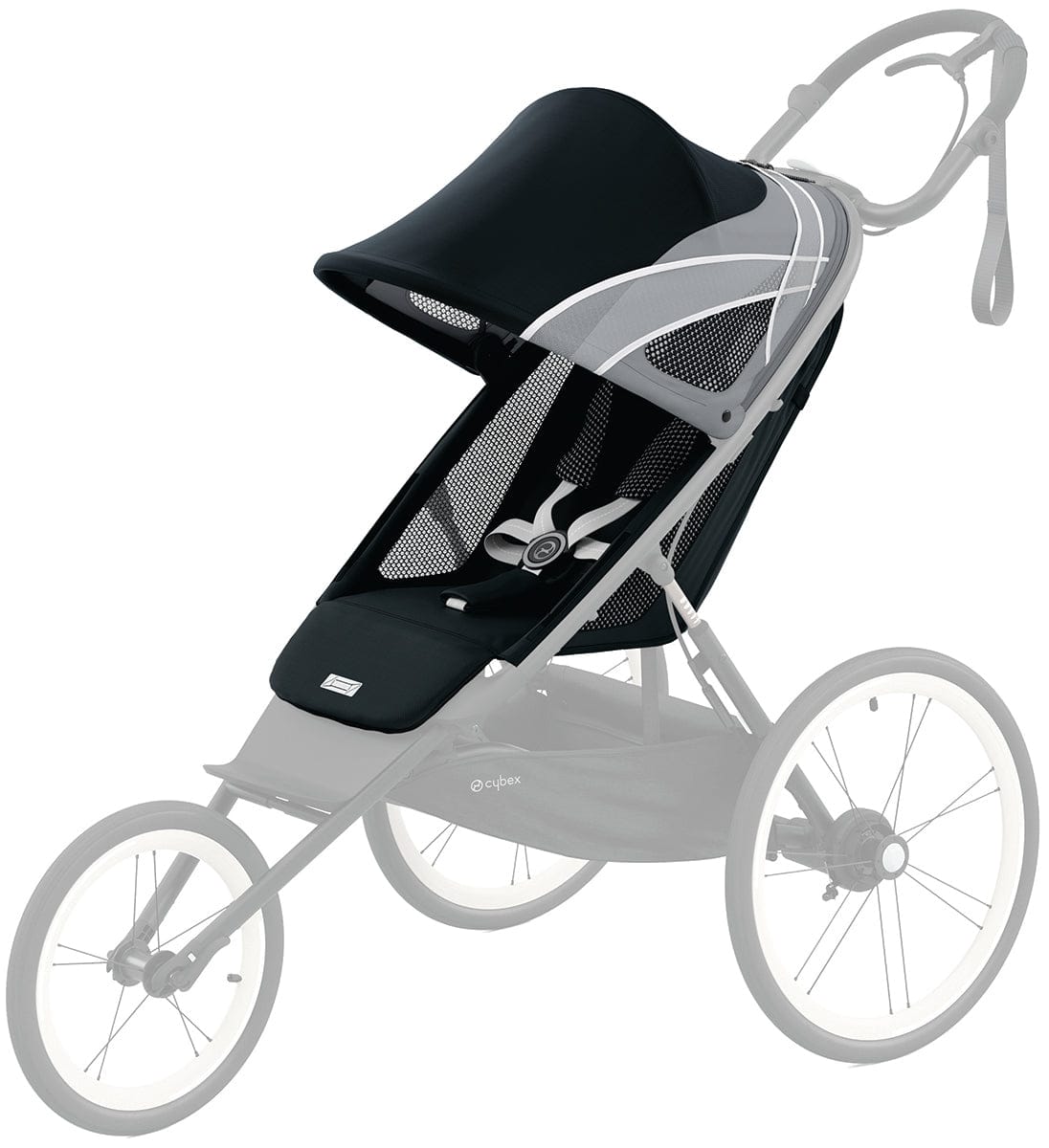 Cybex AVI Jogging Stroller Seat Pack - All Black - 520004215