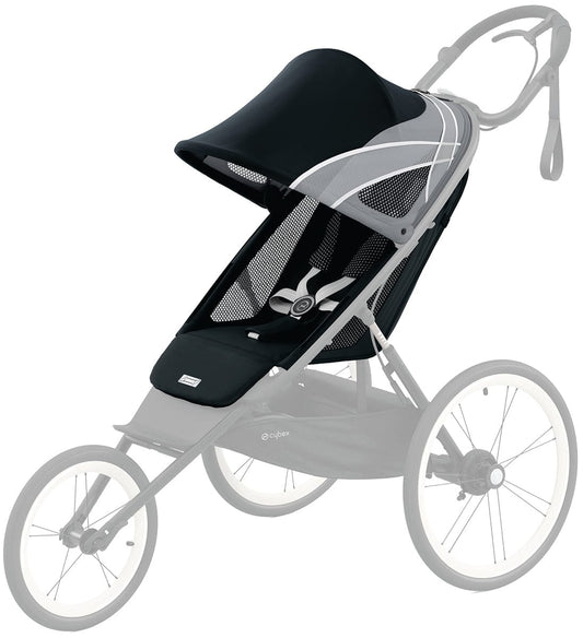 Cybex AVI Jogging Stroller Seat Pack - All Black - 520004215