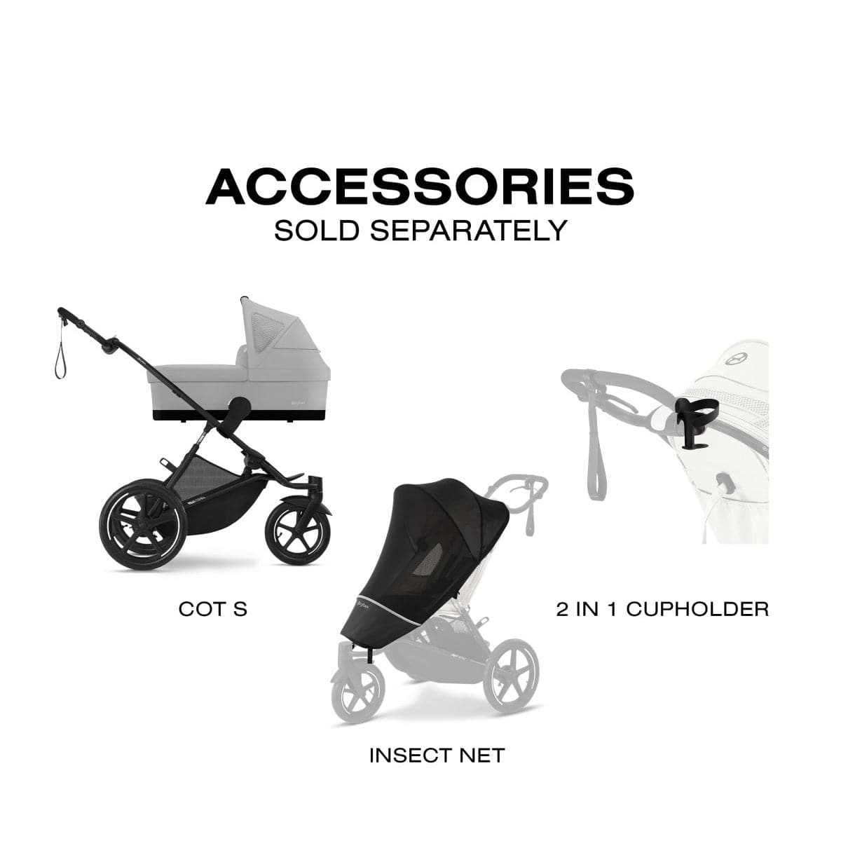Cybex Avi Spin Jogging Stroller - Fog Grey - 524000623