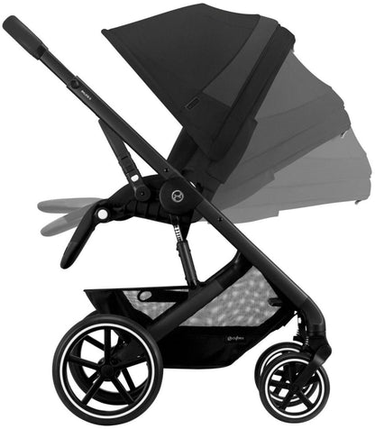 Cybex Balios S Lux 2 Stroller - Black Frame / Moon Black - 522002391