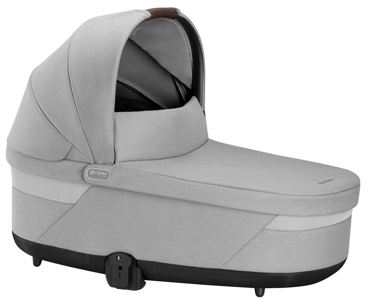 Cybex Balios S Lux 2 Stroller + Cot S Lux 2 Bundle - Silver Frame / Lava Grey - 522002395-522002349
