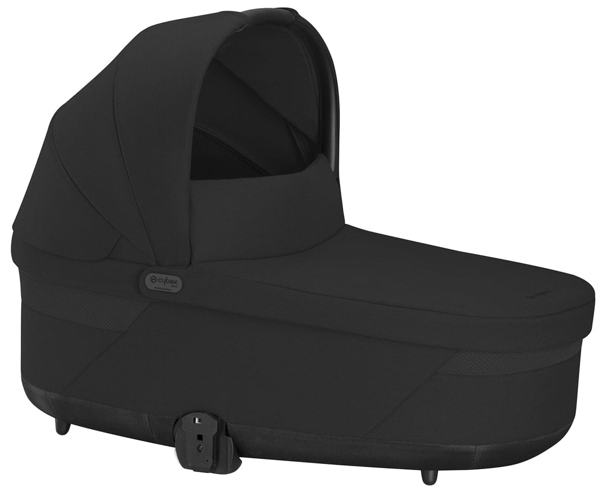 Cybex Balios S Lux 2 Stroller + Cot S Lux 2 Bundle - Silver Frame / Moon Black - 522002393-522002347