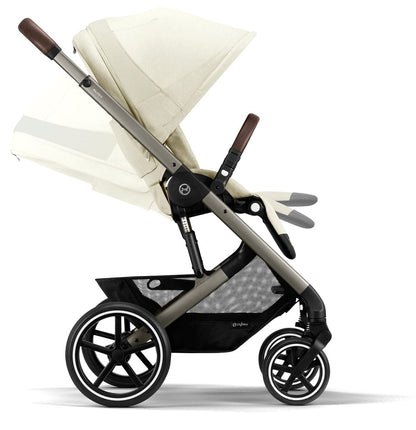 Cybex Balios S Lux 2 Stroller + Cot S Lux 2 Bundle - Taupe Frame / Seashell Beige - 522004807-522002353