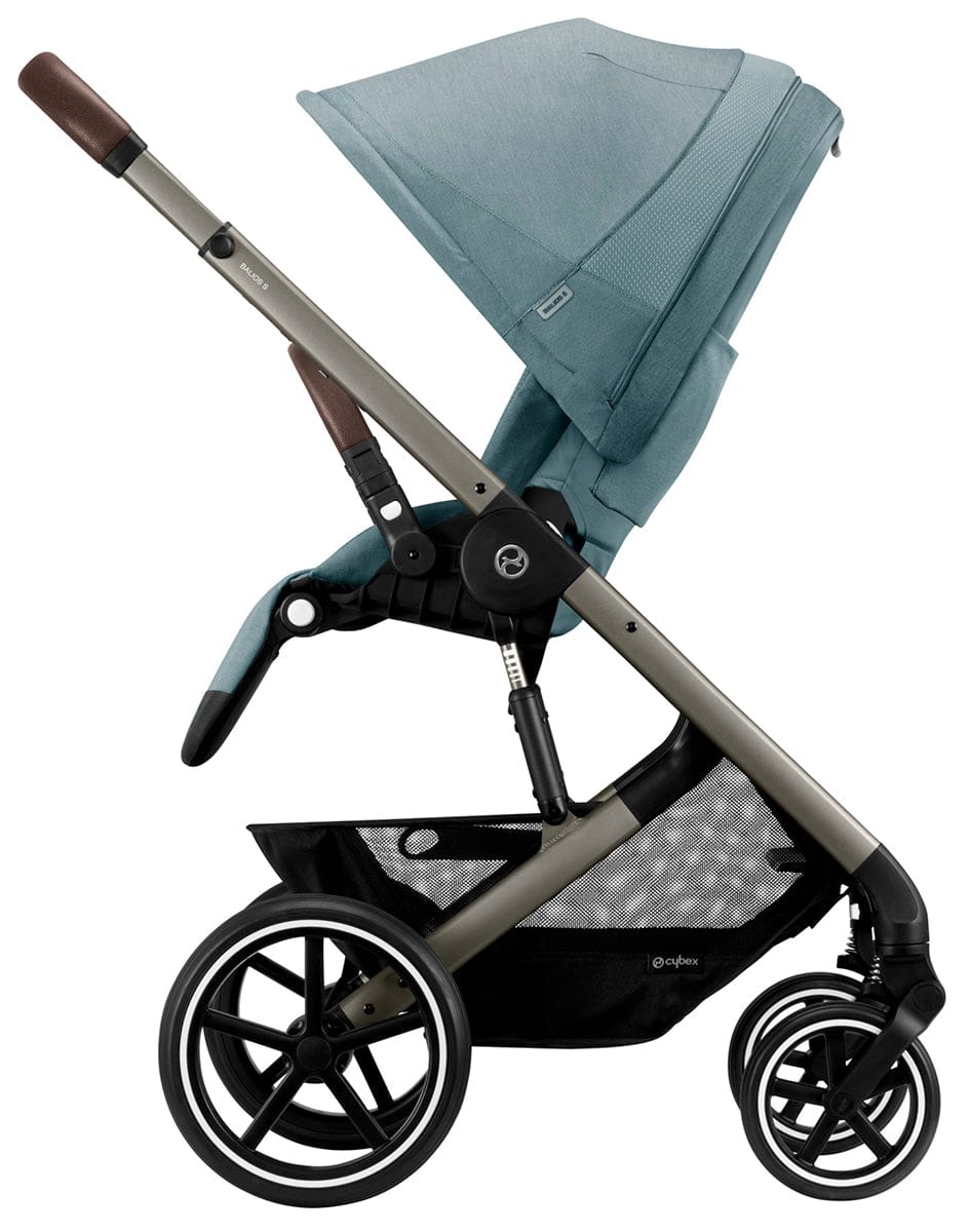 Cybex Balios S Lux 2 Stroller + Cot S Lux 2 Bundle - Taupe Frame / Sky Blue - 522002399-522002351