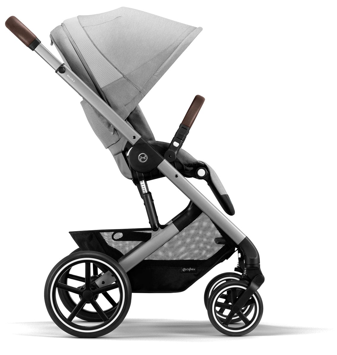 Cybex Balios S Lux 2 Stroller - Silver Frame / Lava Grey - 522002395