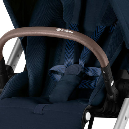 Cybex Balios S Lux 2 Stroller - Silver Frame / Ocean Blue - 522004809