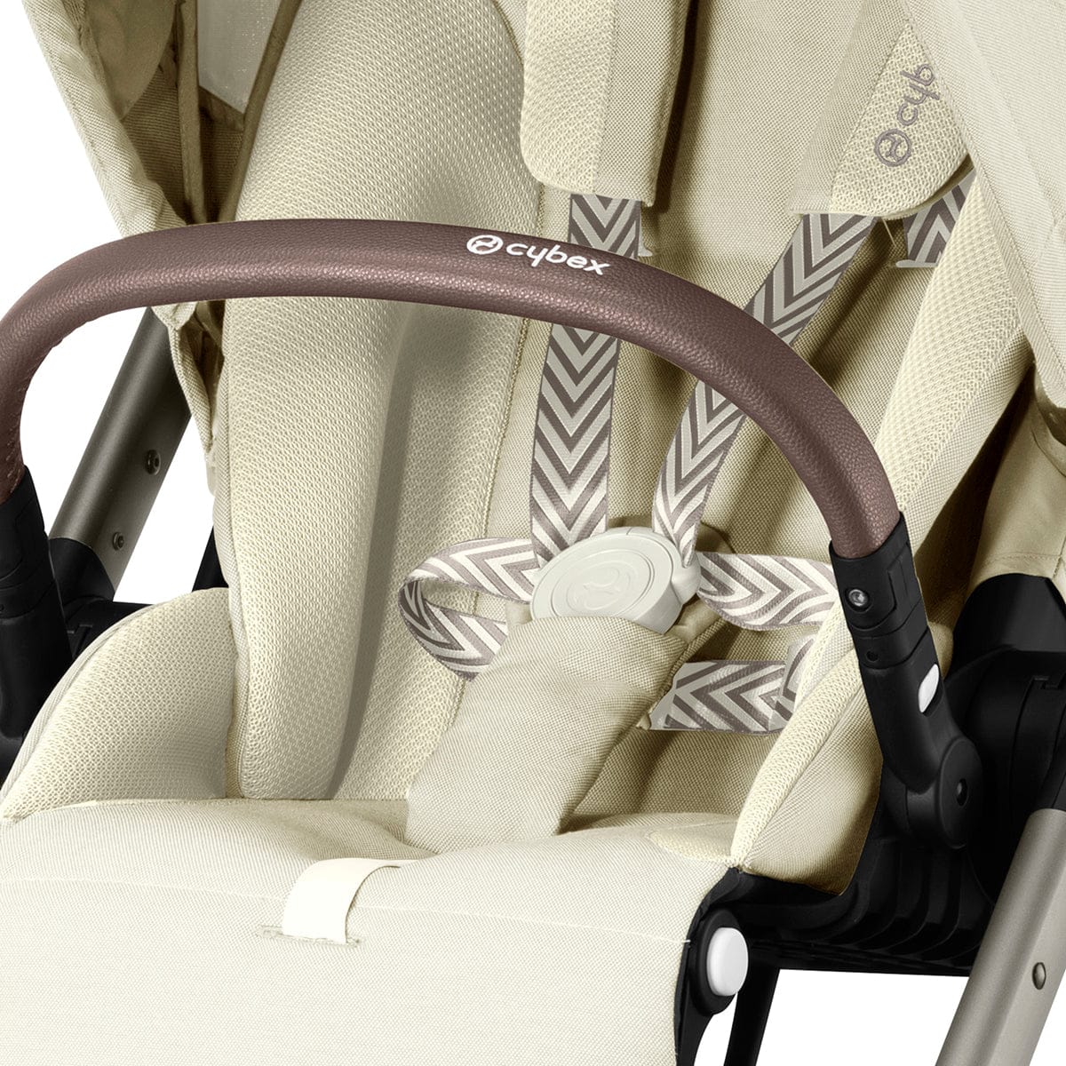 Cybex Balios S Lux 2 Stroller - Taupe Frame / Seashell Beige - 522004807