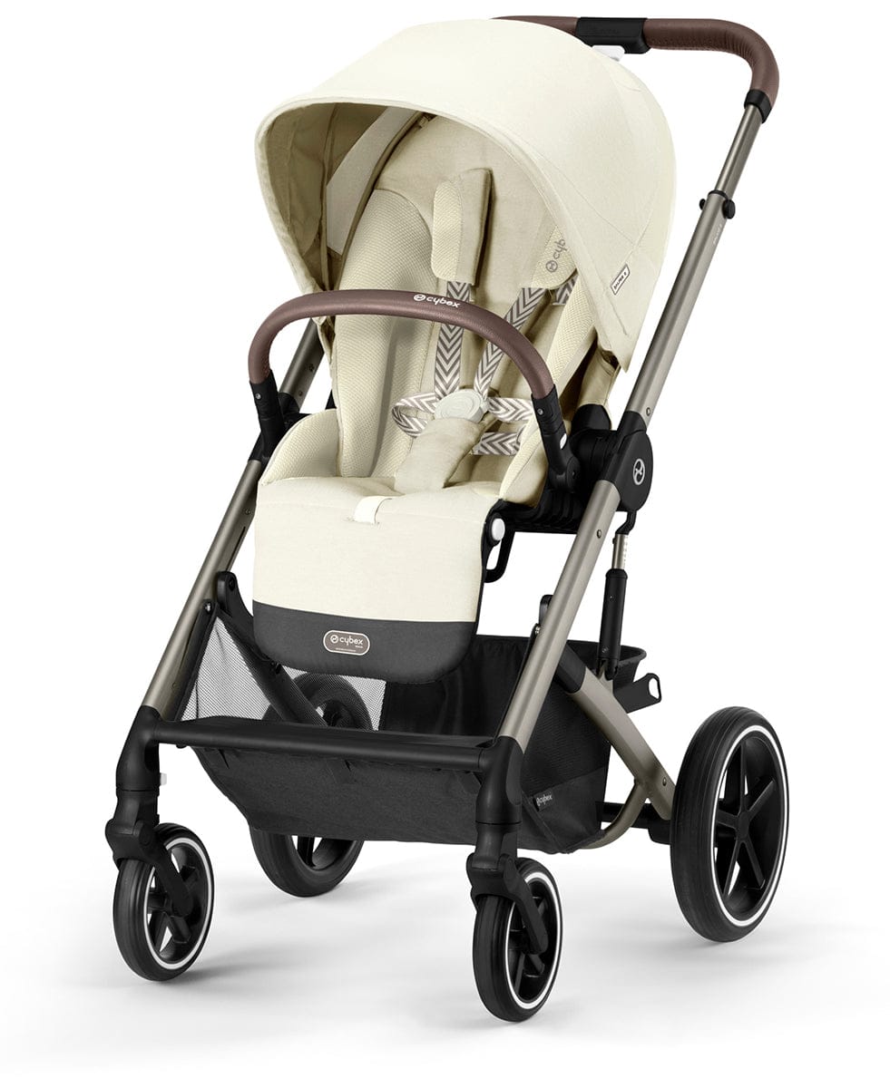 Cybex Balios S Lux 2 Stroller - Taupe Frame / Seashell Beige - 522004807
