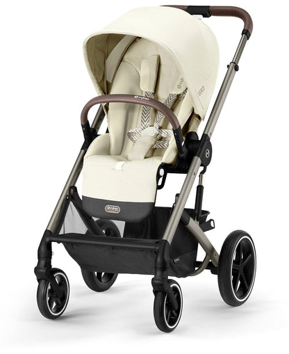 Cybex Balios S Lux 2 Stroller - Taupe Frame / Seashell Beige - 522004807