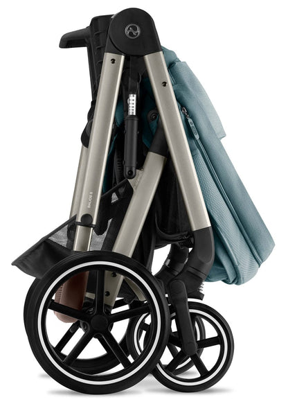 Cybex Balios S Lux 2 Stroller - Taupe Frame / Sky Blue - 522002399