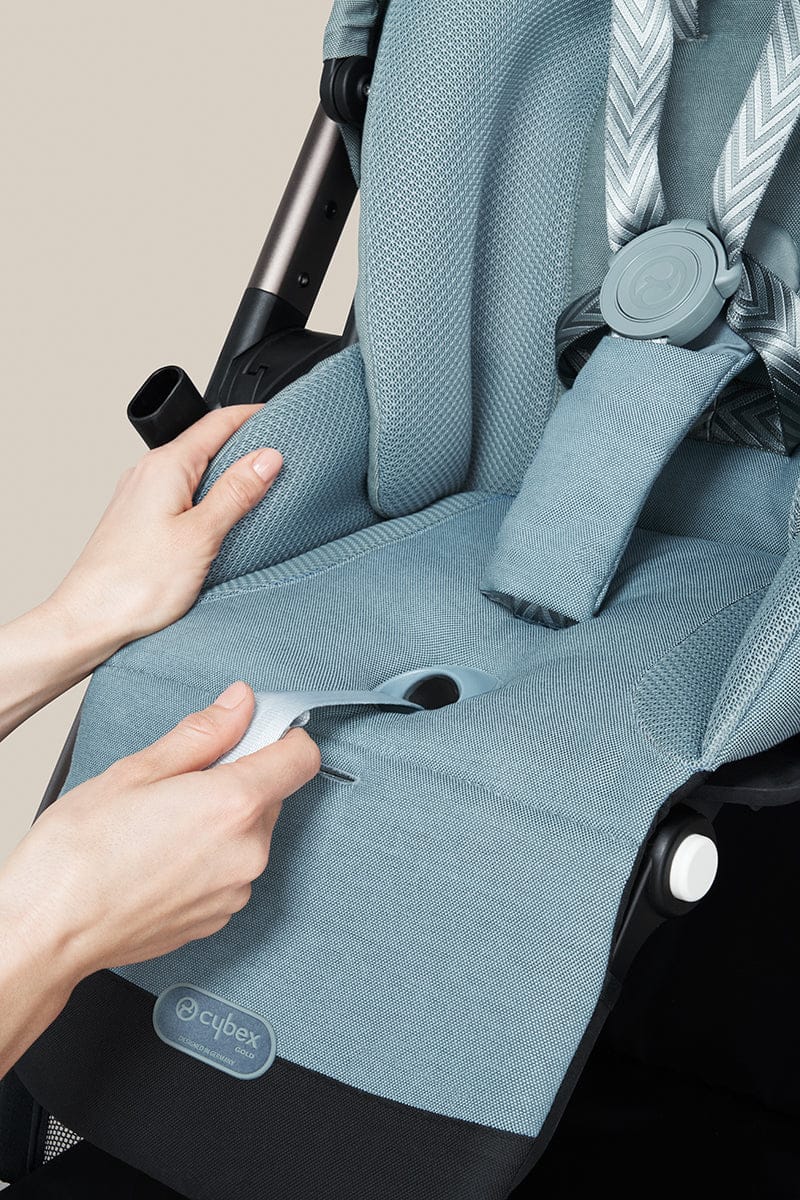 Cybex Balios S Lux 2 Stroller - Taupe Frame / Sky Blue - 522002399