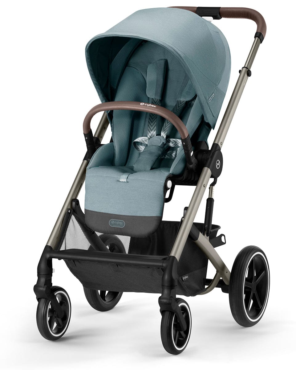Cybex Balios S Lux 2 Stroller - Taupe Frame / Sky Blue - 522002399