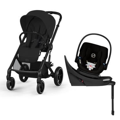 Cybex Balios S Lux + Aton G2 Swivel Travel System Bundle - Moon Black - 524001177-524002351