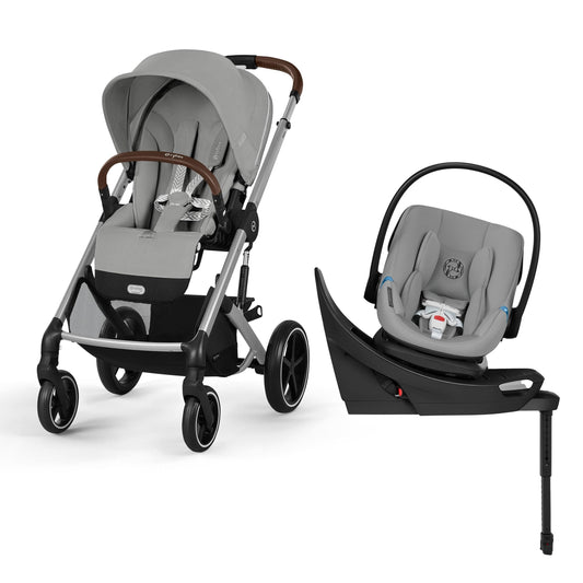Cybex Balios S Lux + Aton G2 Swivel Travel System Bundle - Stone Grey - 524001185-524002353