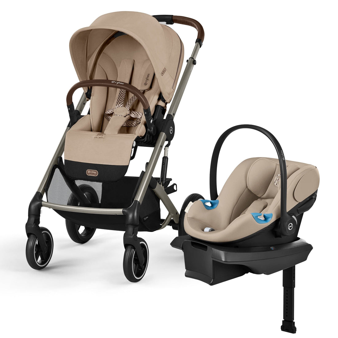 Cybex Balios S Lux Stroller + Fold Cot Bundle