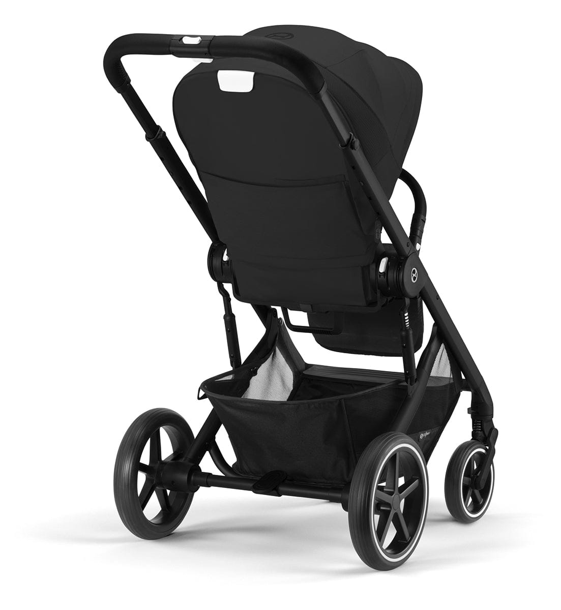 Cybex Balios S Lux Full Size Stroller + Cot S Bassinet Bundle (One Box) - All Black - 522004951