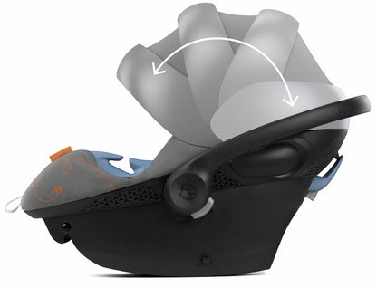 Cybex Beezy 2 + Aton G SensorSafe Travel System Bundle - Lava Grey / Lava Grey - 522001713-522004779