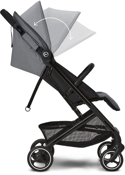 Cybex Beezy 2 + Aton G SensorSafe Travel System Bundle - Lava Grey / Lava Grey - 522001713-522004779