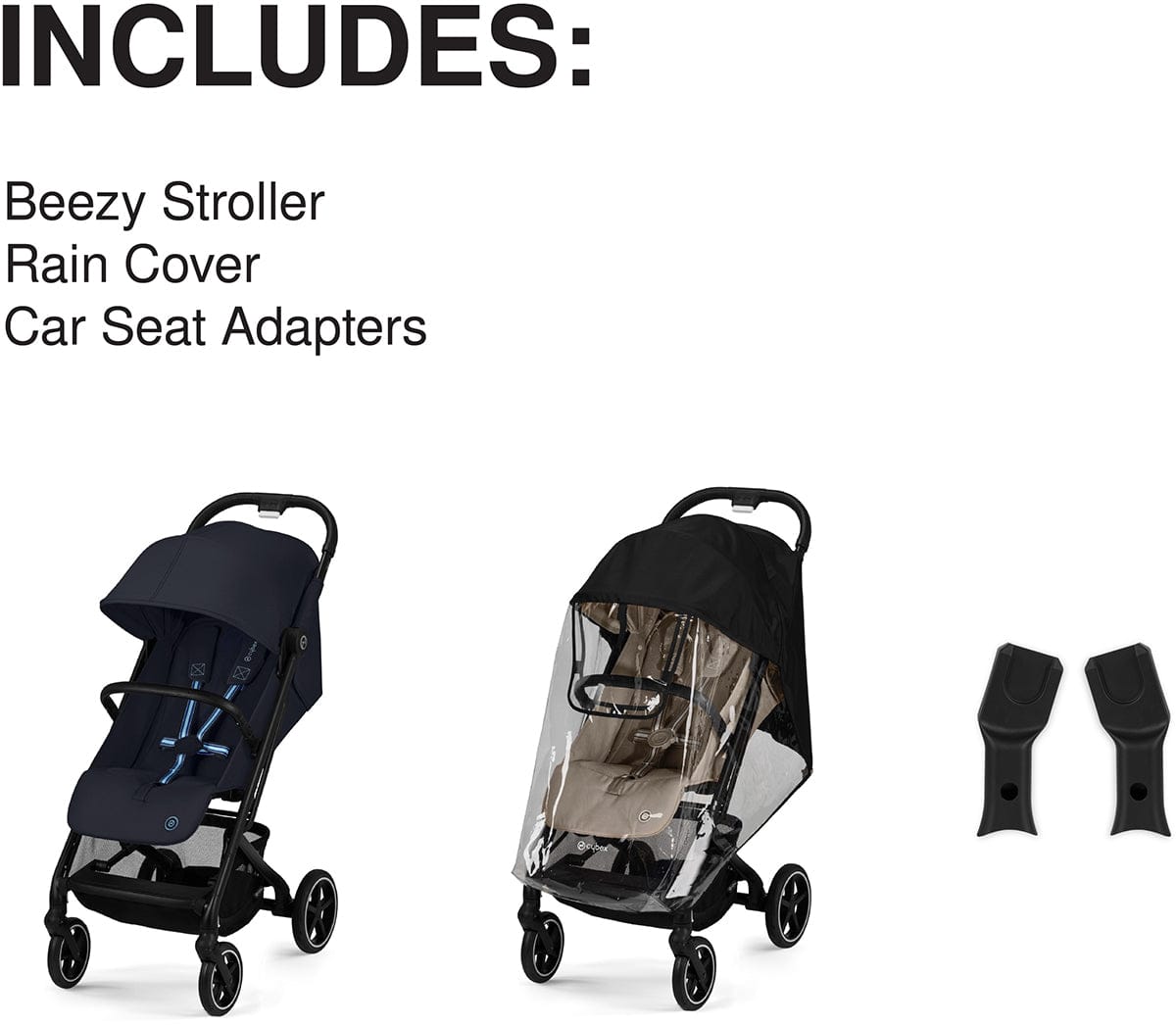 Cybex Beezy 2 Compact Stroller - Dark Blue - 524000165