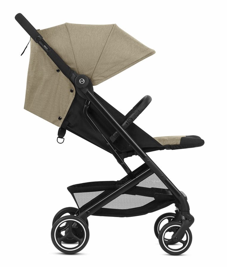 Cybex Beezy + Aton 2 Travel System Bundle - Classic Beige / Deep Black - 521000699-521001427
