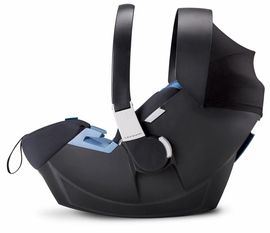 Cybex Beezy + Aton 2 Travel System Bundle - Magnolia Pink / Deep Black - 521000693-521001427