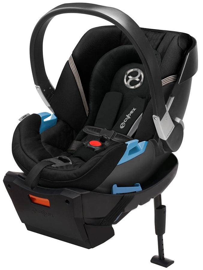 Cybex Beezy + Aton 2 Travel System Bundle - Magnolia Pink / Deep Black - 521000693-521001427