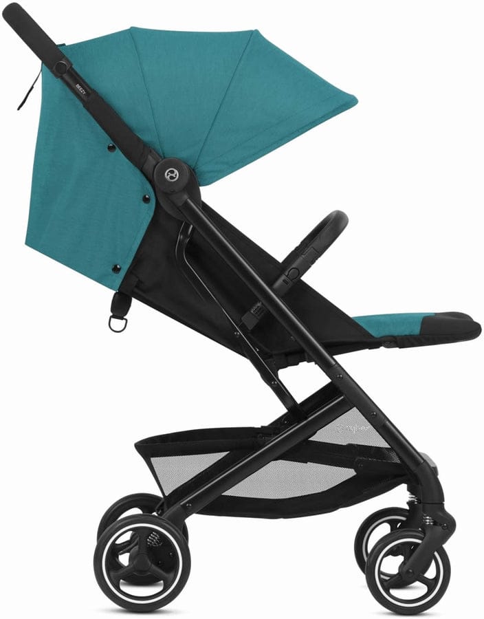 Cybex Beezy + Aton 2 Travel System Bundle - River Blue / Deep Black - 521000691-521001427
