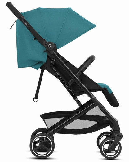 Cybex Beezy + Aton 2 Travel System Bundle - River Blue / Deep Black - 521000691-521001427