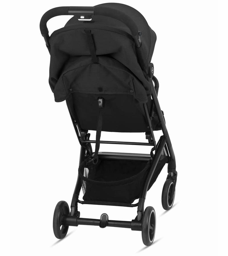 Cybex Beezy Compact Stroller + Aton 2 SensorSafe Travel System Bundle - Classic Beige / Lavastone Black - 521000699-519003595