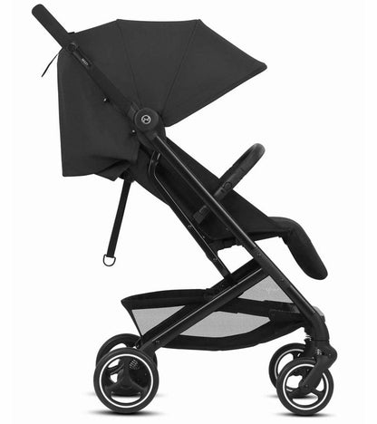 Cybex Beezy Compact Stroller + Aton 2 SensorSafe Travel System Bundle - Soho Grey / Lavastone Black
