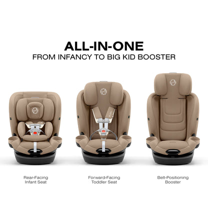Cybex Callisto G 360 Rotating All-in-One Convertible Car Seat - Almond Beige - 524000599